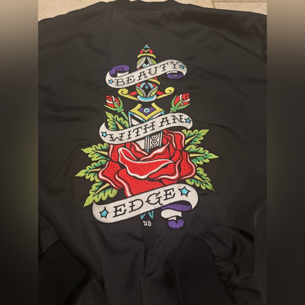 Urban Decay "Beauty With An Edge" bomber jacket